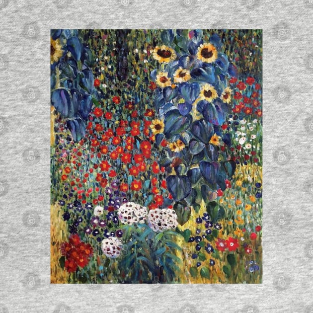 Flowers - Gustav Klimt by CozyCanvas